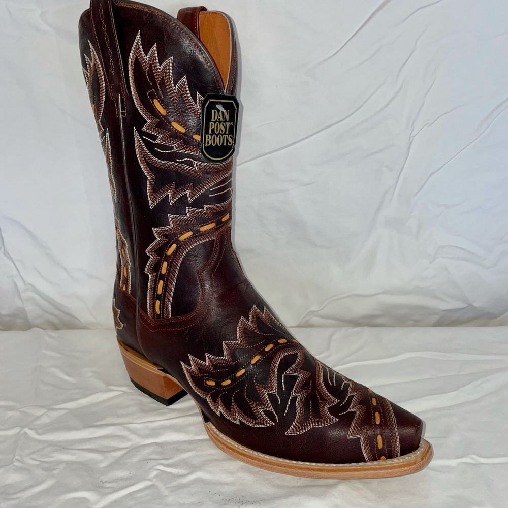 Men’s Dan Post 12” Chocolate Sidewinder Cowboy Boot